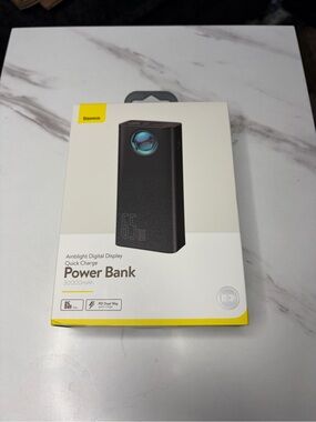 BASEUS 65W Black Ambilight Digital Display Power Bank 30000mAh